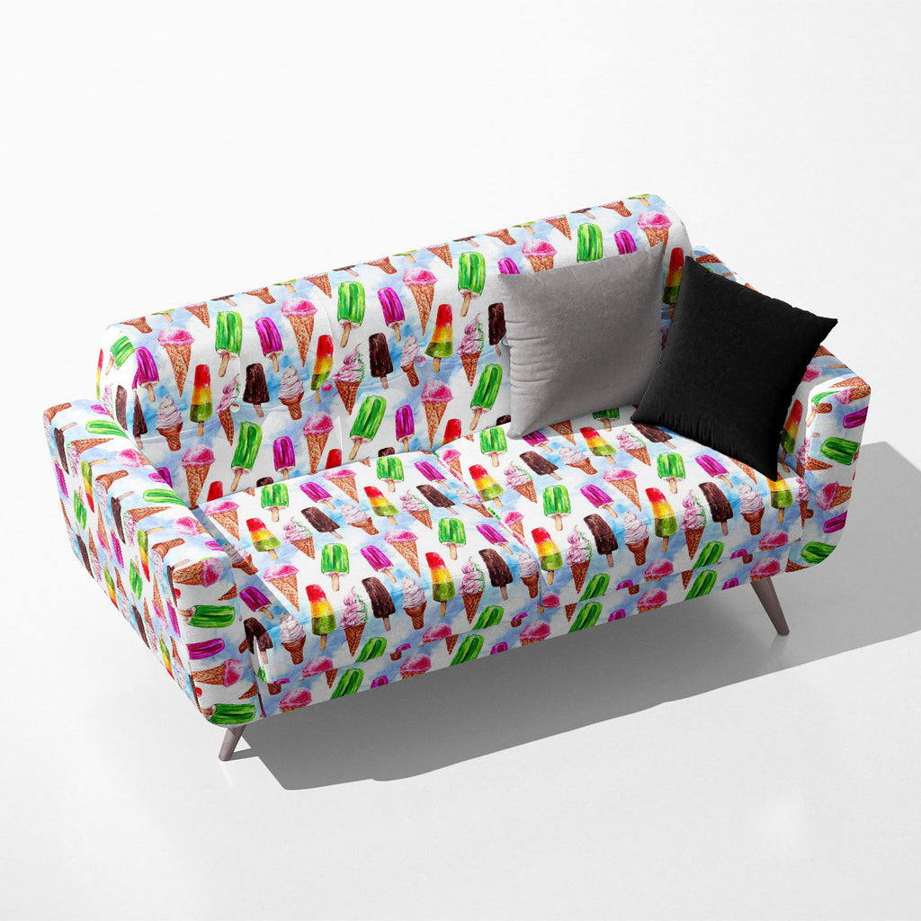 Watercolor Ice Cream Pattern D4 Sofa Fabric by Metre | Upholstery For Sofa, Curtains & Cushions-Sofa Fabrics-SOF_FB-IC 5008274 IC 5008274, Ancient, Cuisine, Food, Food and Beverage, Food and Drink, Fruit and Vegetable, Fruits, Historical, Icons, Illustrations, Italian, Medieval, Patterns, Signs and Symbols, Sketches, Symbols, Vintage, Watercolour, watercolor, ice, cream, pattern, d4, sofa, fabric, by, metre, upholstery, for, curtains, cushions, background, card, chocolate, collection, cone, creamy, dairy, d