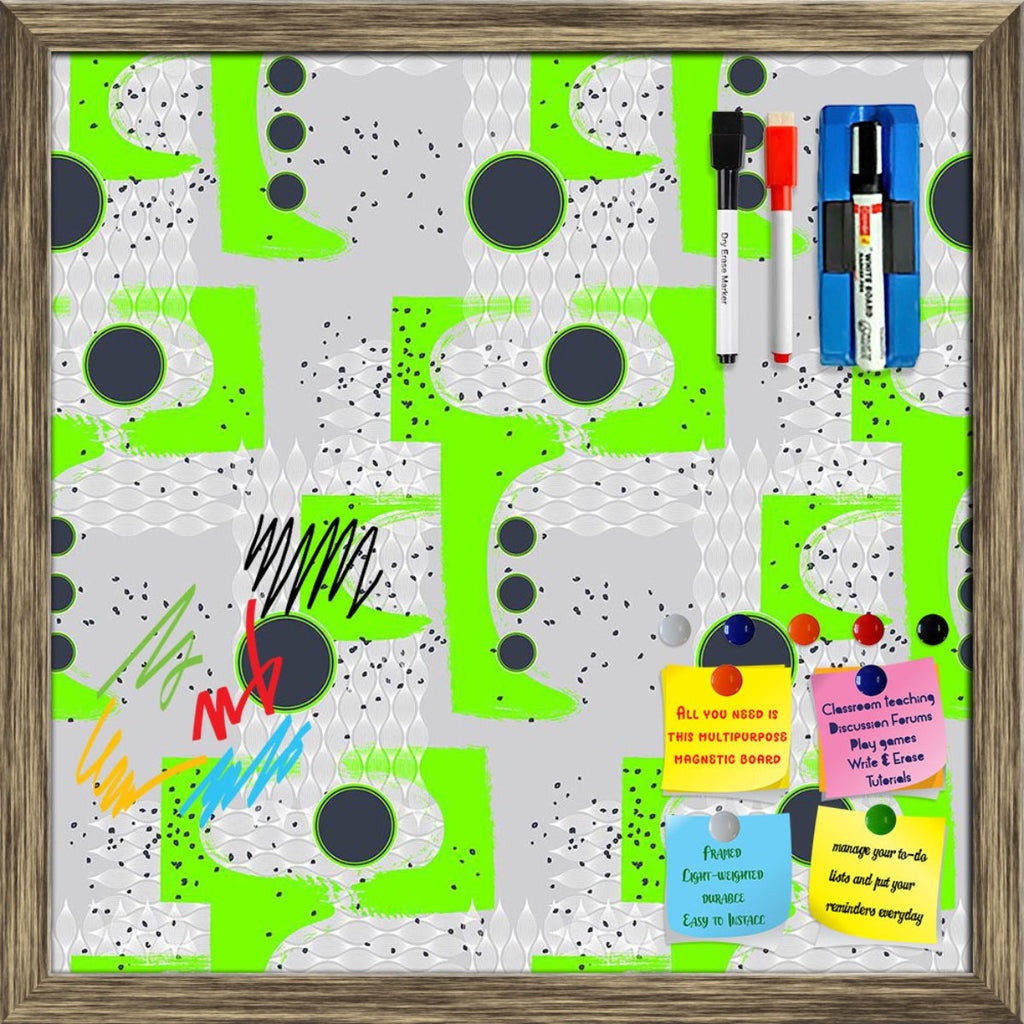 Modern Abstract Art Geometric Pattern D2 Framed Magnetic Dry Erase Board | Combo with Magnet Buttons & Markers-Magnetic Boards Framed-MGB_FR-IC 5008287 IC 5008287, Abstract Expressionism, Abstracts, Art and Paintings, Circle, Digital, Digital Art, Geometric, Geometric Abstraction, Graphic, Illustrations, Modern Art, Patterns, Semi Abstract, Signs, Signs and Symbols, modern, abstract, art, pattern, d2, framed, magnetic, dry, erase, board, printed, whiteboard, with, 4, magnets, 2, markers, 1, duster, artistic