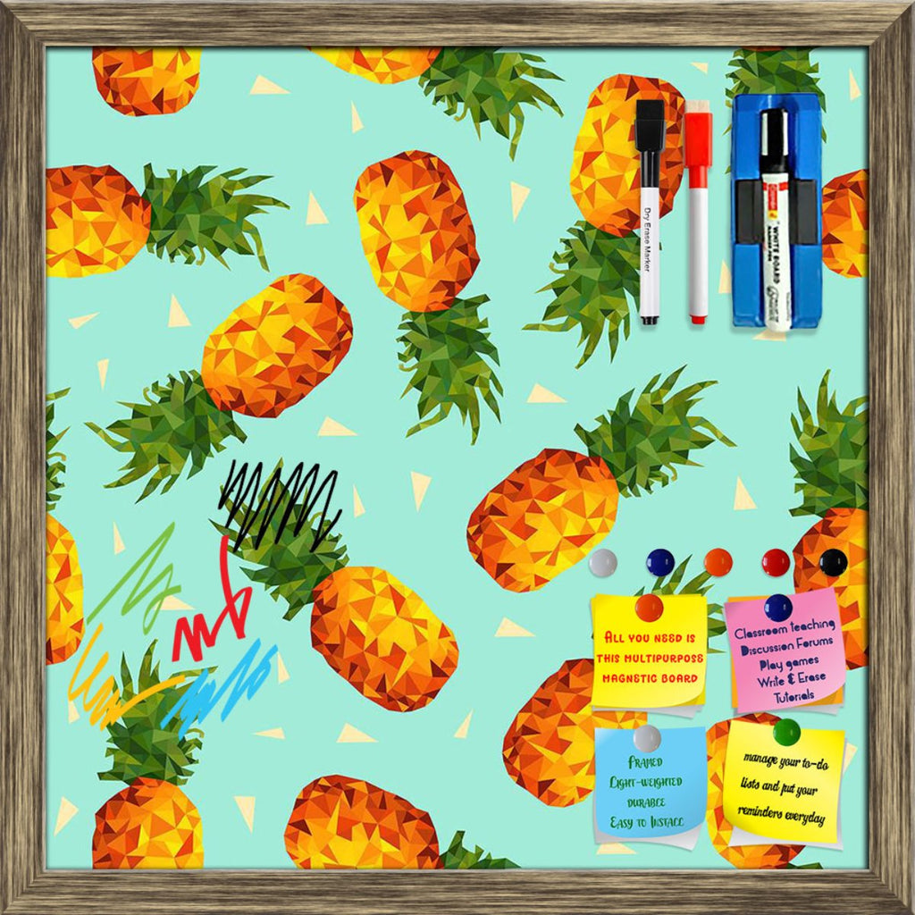 Geometric Summer Fruit Pattern Framed Magnetic Dry Erase Board | Combo with Magnet Buttons & Markers-Magnetic Boards Framed-MGB_FR-IC 5008296 IC 5008296, Ancient, Art and Paintings, Cuisine, Fashion, Food, Food and Beverage, Food and Drink, Fruit and Vegetable, Fruits, Geometric, Geometric Abstraction, Hipster, Historical, Holidays, Illustrations, Medieval, Modern Art, Nature, Patterns, Retro, Scenic, Signs, Signs and Symbols, Triangles, Tropical, Vintage, summer, fruit, pattern, framed, magnetic, dry, eras