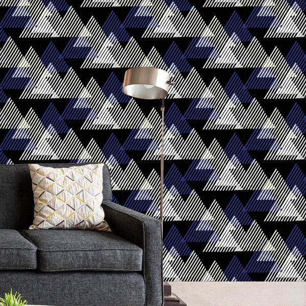 3D Triangles D1 Wallpaper Roll-Wallpapers Peel & Stick-WAL_PA-IC 5008306 IC 5008306, 90s, Abstract Expressionism, Abstracts, Arrows, Art and Paintings, Aztec, Black and White, Chevron, Diamond, Digital, Digital Art, Eygptian, Fashion, Geometric, Geometric Abstraction, Graffiti, Graphic, Hipster, Illustrations, Modern Art, Patterns, Pop Art, Retro, Semi Abstract, Signs, Signs and Symbols, Stripes, Triangles, White, 3d, d1, peel, stick, vinyl, wallpaper, roll, non-pvc, self-adhesive, eco-friendly, water-repel
