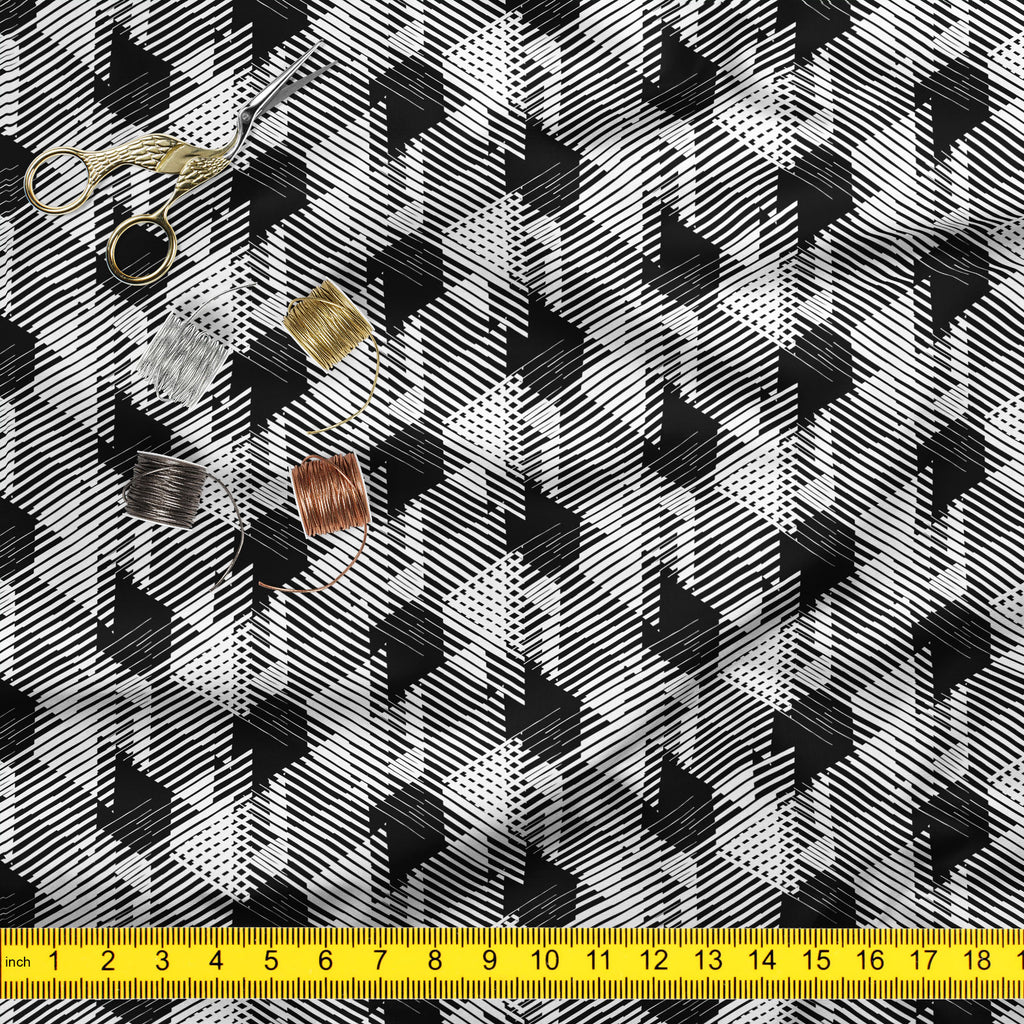 3D Lines & Stripes D3 Sofa Fabric by Metre | Upholstery For Sofa, Curtains & Cushions - Sofa Fabrics - ArtzFolio.com