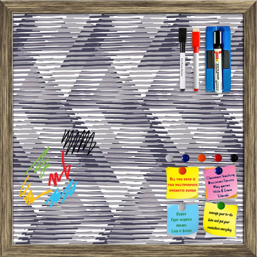 Geometric 3D Triangles Pattern D6 Framed Magnetic Dry Erase Board | Combo with Magnet Buttons & Markers-Magnetic Boards Framed-MGB_FR-IC 5008311 IC 5008311, 80s, Abstract Expressionism, Abstracts, African, Art and Paintings, Aztec, Black, Black and White, Chevron, Diamond, Digital, Digital Art, Eygptian, Fashion, Geometric, Geometric Abstraction, Graffiti, Graphic, Hand Drawn, Illustrations, Modern Art, Patterns, Pop Art, Semi Abstract, Signs, Signs and Symbols, Stripes, Triangles, White, 3d, pattern, d6, f