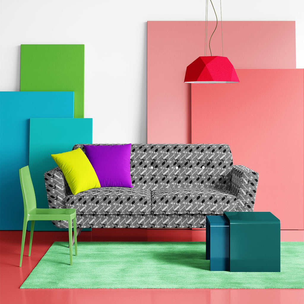 3D Lines & Stripes D4 Sofa Fabric by Metre | Upholstery For Sofa, Curtains & Cushions - Sofa Fabrics - ArtzFolio.com