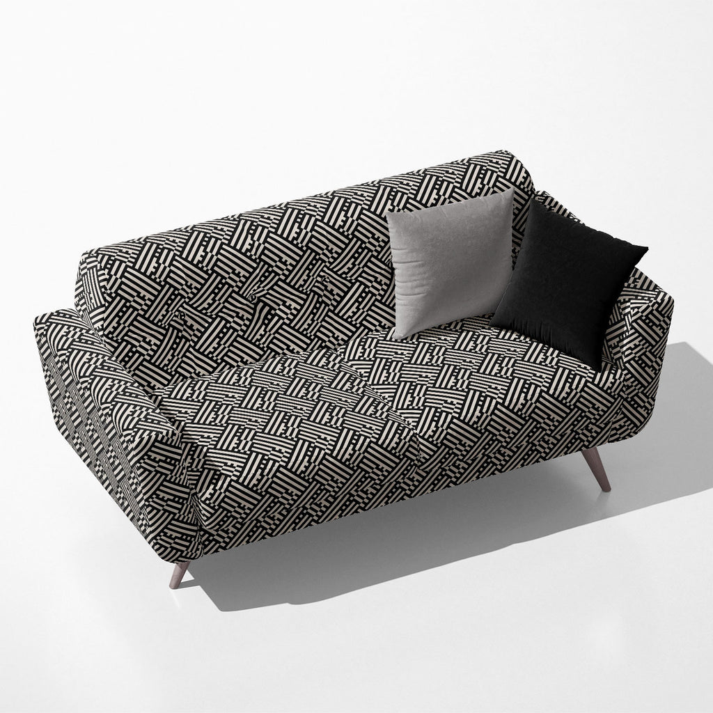 Abstract Geometric Pattern D18 Sofa Fabric by Metre | Upholstery For Sofa, Curtains & Cushions - Sofa Fabrics - ArtzFolio.com