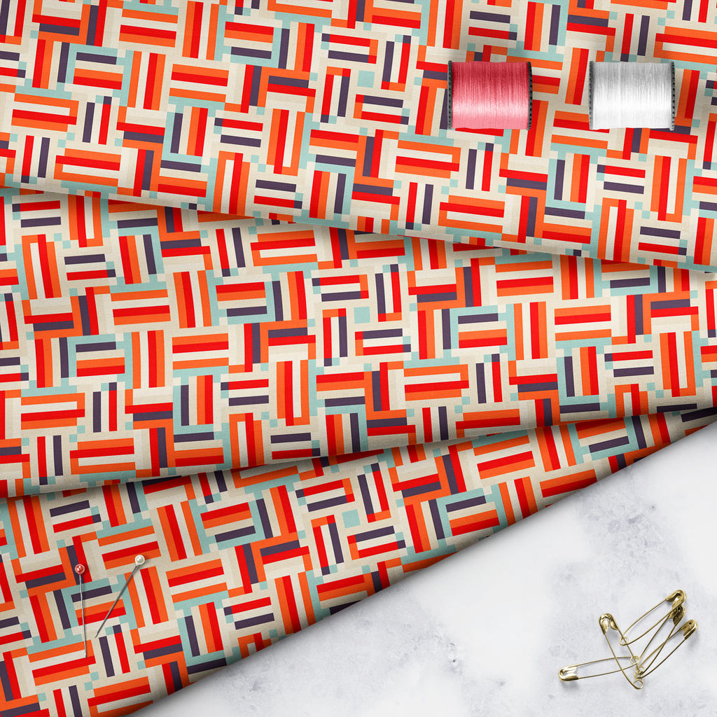 Abstract Geometric Pattern D16 Sofa Fabric by Metre | Upholstery For Sofa, Curtains & Cushions - Sofa Fabrics - ArtzFolio.com