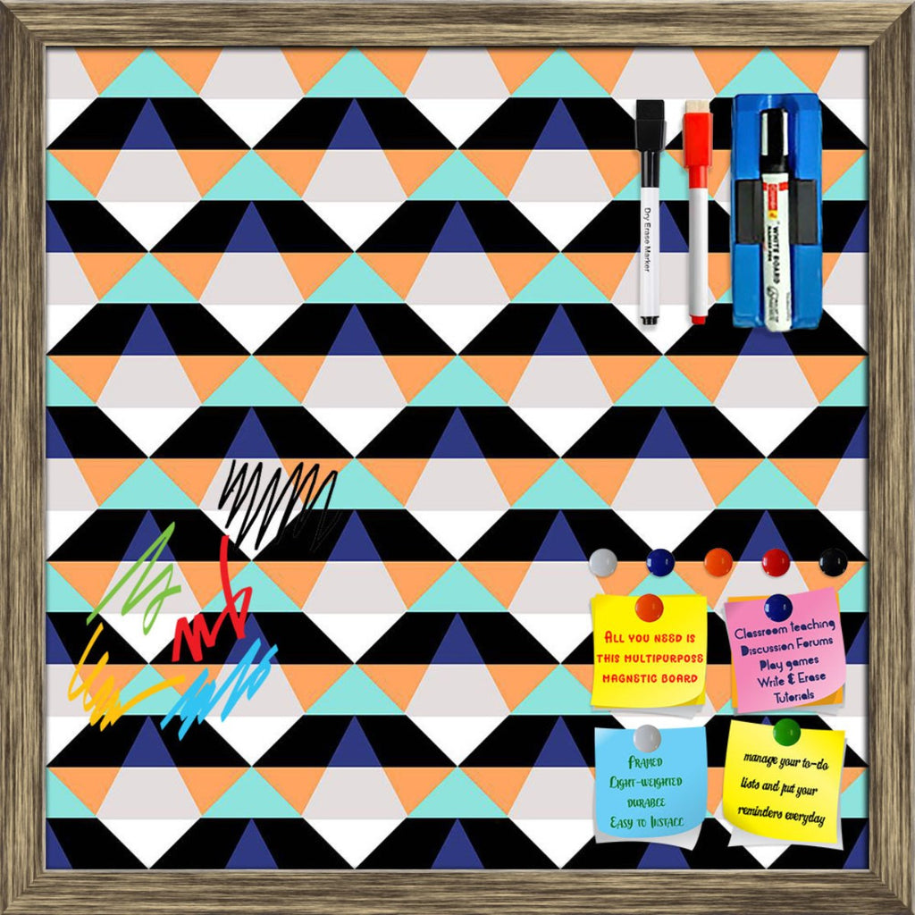 Abstract Geometric 3D Pattern D1 Framed Magnetic Dry Erase Board | Combo with Magnet Buttons & Markers-Magnetic Boards Framed-MGB_FR-IC 5008319 IC 5008319, Abstract Expressionism, Abstracts, African, Ancient, Art and Paintings, Black, Black and White, Check, Digital, Digital Art, Fashion, Geometric, Geometric Abstraction, Graphic, Historical, Houndstooth, Illustrations, Medieval, Modern Art, Patterns, Pop Art, Retro, Semi Abstract, Signs, Signs and Symbols, Stripes, Triangles, Vintage, abstract, 3d, pattern