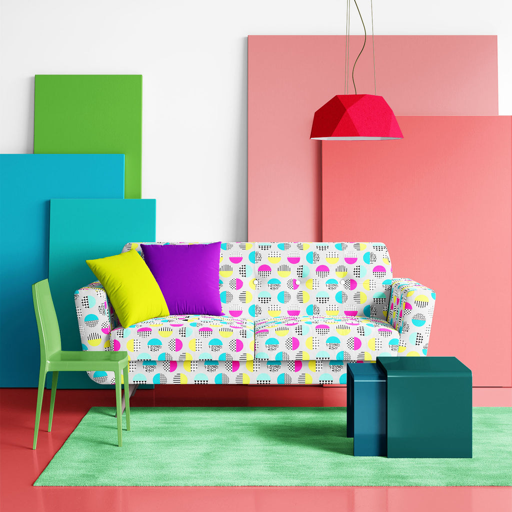Geometric Circles D1 Sofa Fabric by Metre | Upholstery For Sofa, Curtains & Cushions-Sofa Fabrics-SOF_FB-IC 5008384 IC 5008384, 80s, Abstract Expressionism, Abstracts, Ancient, Black, Black and White, Circle, Digital, Digital Art, Education, Fashion, Geometric, Geometric Abstraction, Graphic, Hipster, Historical, Illustrations, Medieval, Modern Art, Patterns, Pop Art, Retro, Schools, Semi Abstract, Triangles, Universities, Vintage, White, circles, d1, sofa, fabric, by, metre, upholstery, for, curtains, cush