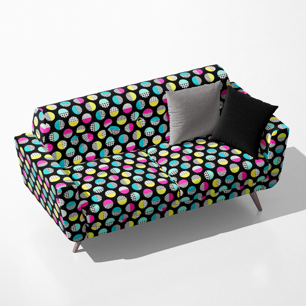 Geometric Circles Pattern D2 Sofa Fabric by Metre | Upholstery For Sofa, Curtains & Cushions-Sofa Fabrics-SOF_FB-IC 5008385 IC 5008385, 80s, Abstract Expressionism, Abstracts, Ancient, Black, Black and White, Circle, Digital, Digital Art, Education, Fashion, Geometric, Geometric Abstraction, Graphic, Hipster, Historical, Illustrations, Medieval, Modern Art, Patterns, Pop Art, Retro, Schools, Semi Abstract, Triangles, Universities, Vintage, White, circles, pattern, d2, sofa, fabric, by, metre, upholstery, fo