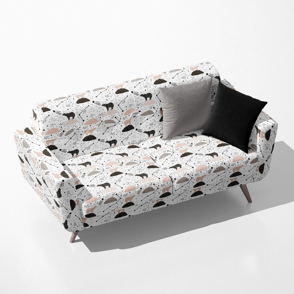 Polar Bears & Constellations Pattern D1 Sofa Fabric by Metre | Upholstery For Sofa, Curtains & Cushions-Sofa Fabrics-SOF_FB-IC 5008393 IC 5008393, Animated Cartoons, Art and Paintings, Baby, Black, Black and White, Caricature, Cartoons, Children, Decorative, Drawing, Hand Drawn, Illustrations, Kids, Minimalism, Patterns, Scandinavian, Signs, Signs and Symbols, White, polar, bears, constellations, pattern, d1, sofa, fabric, by, metre, upholstery, for, curtains, cushions, art, backdrop, background, bear, brus