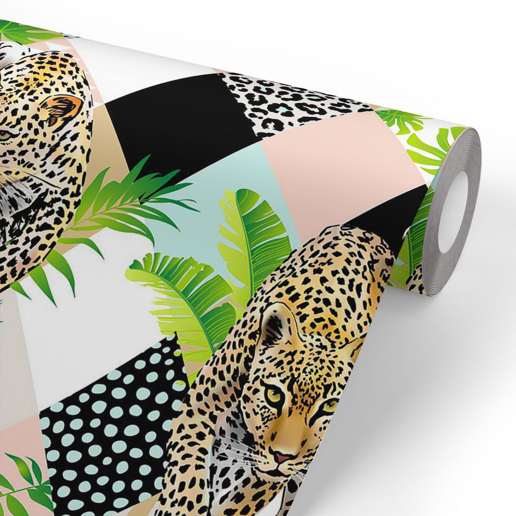 ArtzFolio Tropical Palm Leaves & Leopard Pattern Wallpaper Roll | Easy to Install-Wallpapers Peel & Stick-AZ5008399WAL_RF_R-SP-Image Code 5008399 Vishnu Image Folio Pvt Ltd, IC 5008399, ArtzFolio, Wallpapers Peel & Stick, Digital Art, tropical, palm, leaves, leopard, pattern, wallpaper, roll, easy, to, install, abstract, vinyl, self, adhesive, brick, for, walls, living, room, drawing, large, size, children, sticker, bedroom, pitaara, box, bathroom, textured, big, office, reception, amazonbasics, decorative,