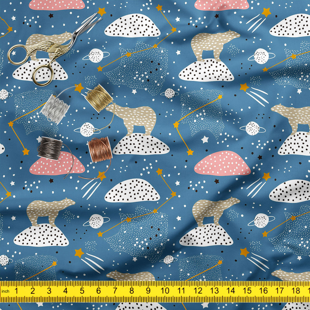 Polar Bears & Constellations D3 Sofa Fabric by Metre | Upholstery For Sofa, Curtains & Cushions-Sofa Fabrics-SOF_FB-IC 5008406 IC 5008406, Animated Cartoons, Art and Paintings, Baby, Black, Black and White, Caricature, Cartoons, Children, Decorative, Drawing, Hand Drawn, Illustrations, Kids, Minimalism, Patterns, Scandinavian, Signs, Signs and Symbols, Space, White, polar, bears, constellations, d3, sofa, fabric, by, metre, upholstery, for, curtains, cushions, art, backdrop, background, bear, brush, cartoon