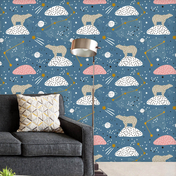 Polar Bears & Constellations D3 Wallpaper Roll-Wallpapers Peel & Stick-WAL_PA-IC 5008406 IC 5008406, Animated Cartoons, Art and Paintings, Baby, Black, Black and White, Caricature, Cartoons, Children, Decorative, Drawing, Hand Drawn, Illustrations, Kids, Minimalism, Patterns, Scandinavian, Signs, Signs and Symbols, Space, White, polar, bears, constellations, d3, peel, stick, vinyl, wallpaper, roll, non-pvc, self-adhesive, eco-friendly, water-repellent, scratch-resistant, art, backdrop, background, bear, bru