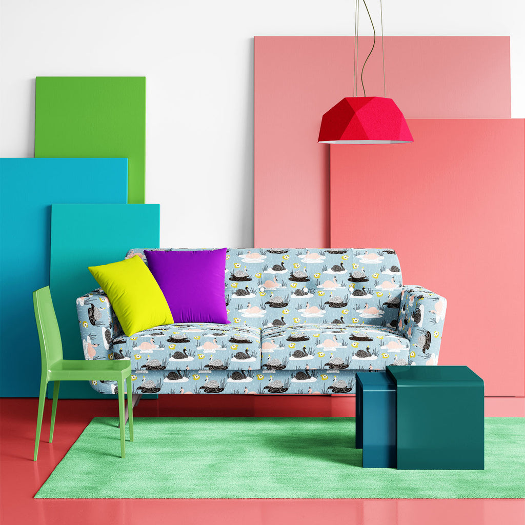 Hand Drawn Swan D1 Sofa Fabric by Metre | Upholstery For Sofa, Curtains & Cushions-Sofa Fabrics-SOF_FB-IC 5008417 IC 5008417, Abstract Expressionism, Abstracts, Animals, Animated Cartoons, Art and Paintings, Birds, Caricature, Cartoons, Decorative, Drawing, Fashion, Hand Drawn, Illustrations, Patterns, Scandinavian, Semi Abstract, Signs, Signs and Symbols, hand, drawn, swan, d1, sofa, fabric, by, metre, upholstery, for, curtains, cushions, abstract, animal, art, backdrop, bird, blue, brush, cartoon, childis