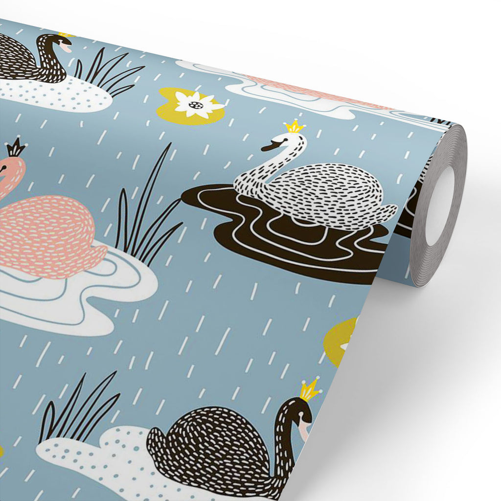 ArtzFolio Hand Drawn Swan Pattern D1 Wallpaper Roll | Easy to Install-Wallpapers Peel & Stick-AZ5008417WAL_RF_R-SP-Image Code 5008417 Vishnu Image Folio Pvt Ltd, IC 5008417, ArtzFolio, Wallpapers Peel & Stick, Digital Art, hand, drawn, swan, pattern, d1, wallpaper, roll, easy, to, install, abstract, vinyl, self, adhesive, brick, for, walls, living, room, drawing, large, size, children, sticker, bedroom, pitaara, box, bathroom, textured, big, office, reception, amazonbasics, decorative, home, waterproof, des