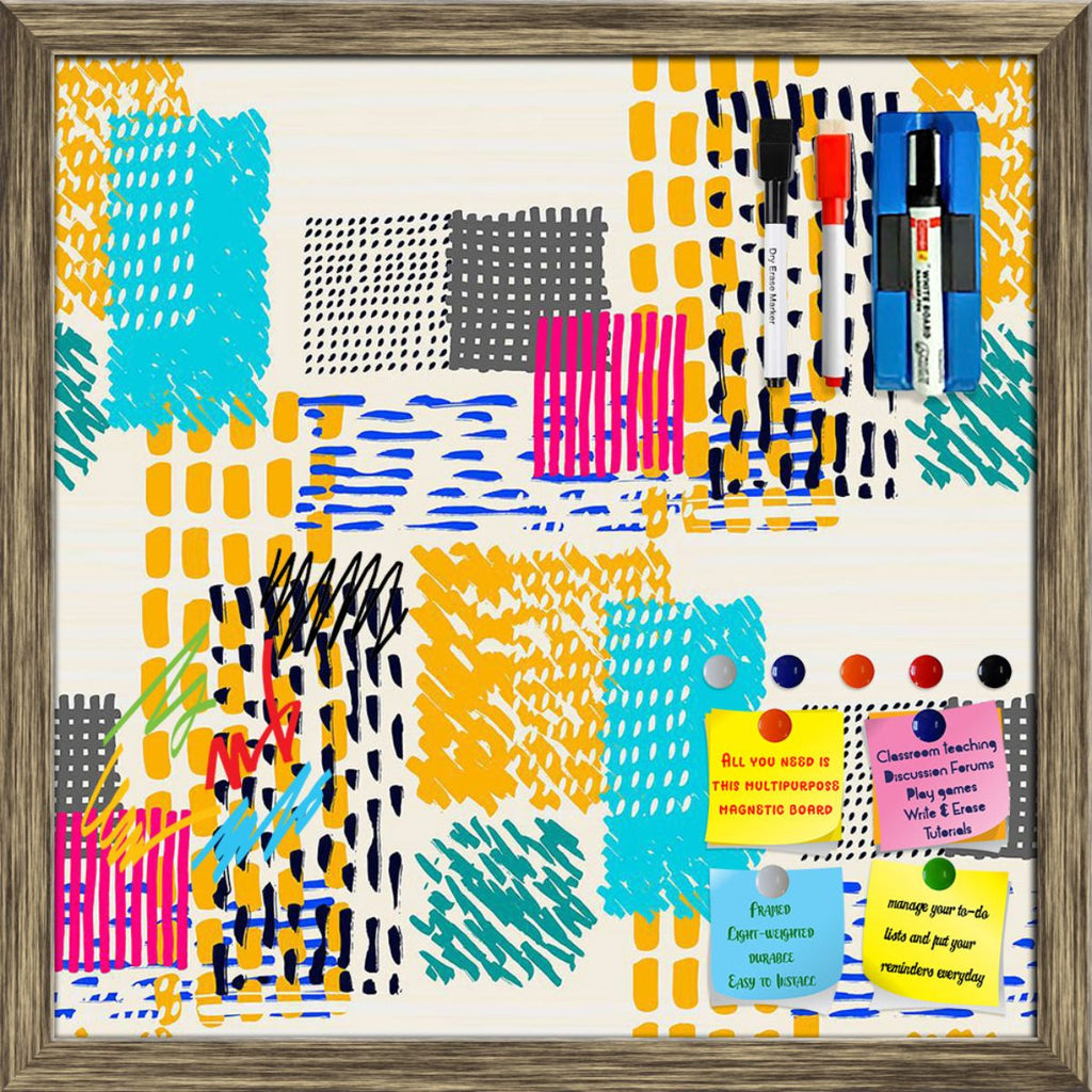 Hand-Drawn Doodle Pattern Framed Magnetic Dry Erase Board | Combo with Magnet Buttons & Markers-Magnetic Boards Framed-MGB_FR-IC 5008422 IC 5008422, Abstract Expressionism, Abstracts, Ancient, Art and Paintings, Circle, Digital, Digital Art, Education, Fashion, Geometric, Geometric Abstraction, Graphic, Hipster, Historical, Illustrations, Japanese, Medieval, Patterns, Pop Art, Retro, Schools, Semi Abstract, Signs, Signs and Symbols, Triangles, Universities, Vintage, hand-drawn, doodle, pattern, framed, magn