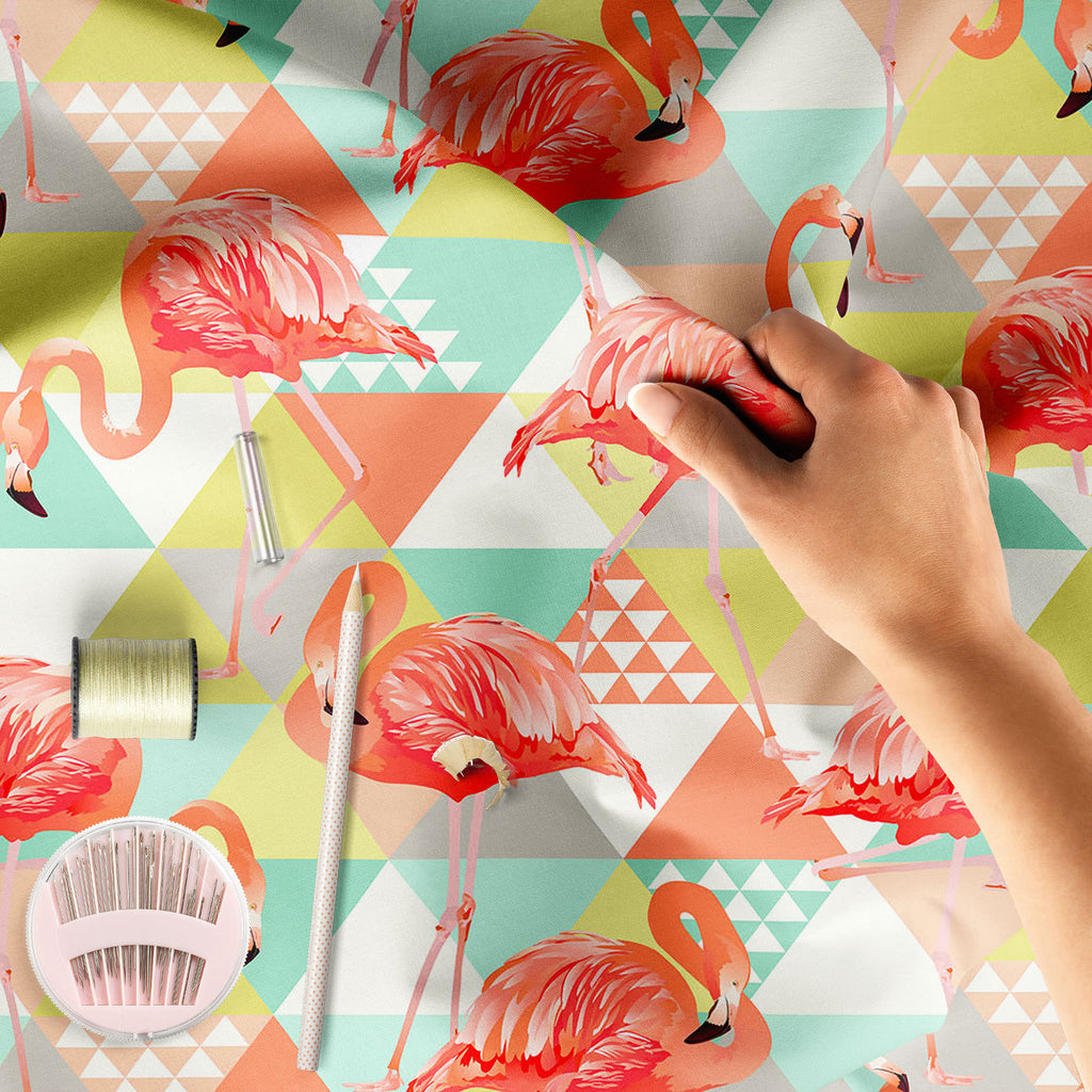 Jungle Pink Flamingos Sofa Fabric by Metre | Upholstery For Sofa, Curtains & Cushions-Sofa Fabrics-SOF_FB-IC 5008429 IC 5008429, Abstract Expressionism, Abstracts, Animals, Art and Paintings, Birds, Black and White, Botanical, Cities, City Views, Decorative, Drawing, Fashion, Floral, Flowers, Geometric, Geometric Abstraction, Hawaiian, Illustrations, Nature, Patterns, Scenic, Semi Abstract, Signs, Signs and Symbols, Tropical, White, Wildlife, jungle, pink, flamingos, sofa, fabric, by, metre, upholstery, for