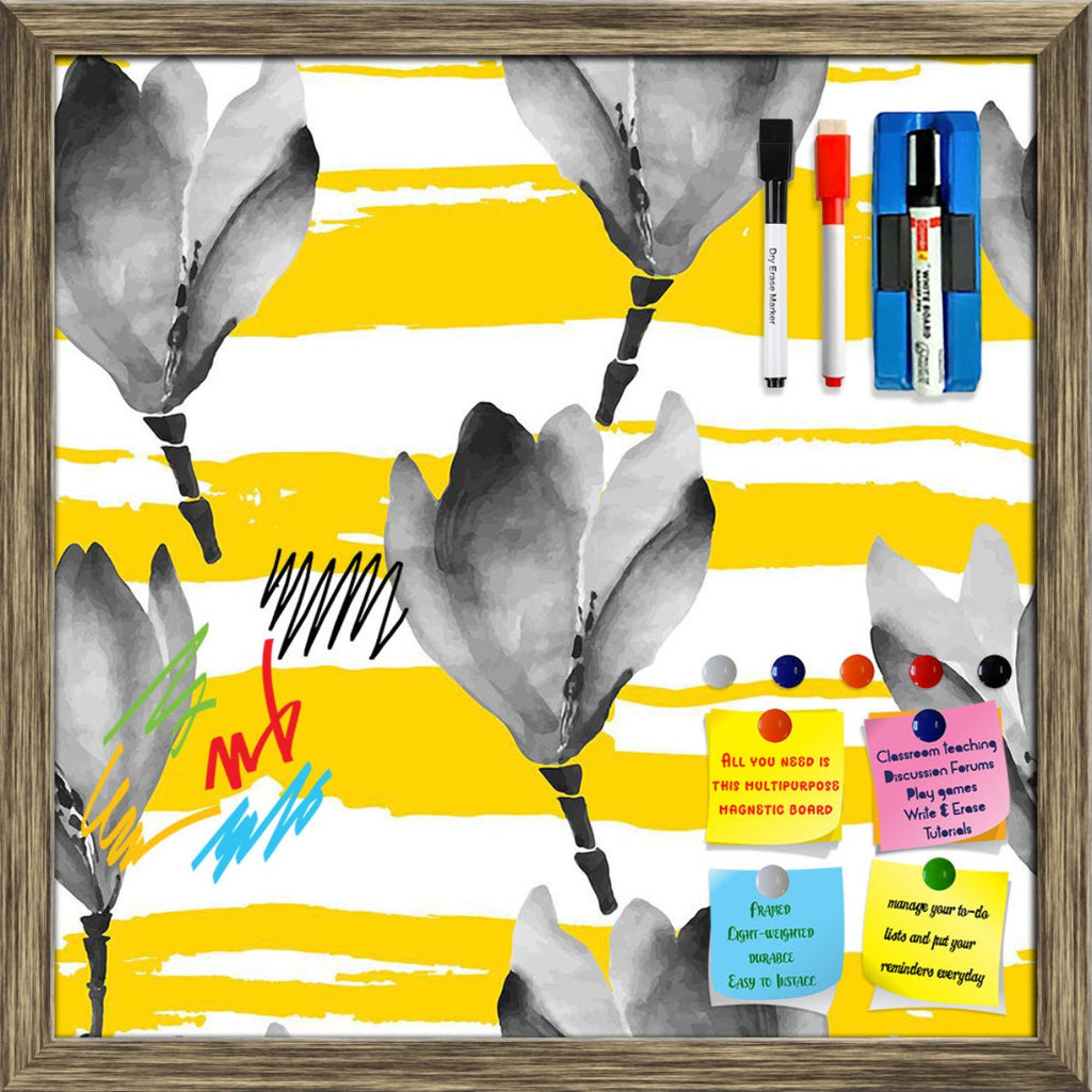 Hand Drawn Watercolor Flowers Pattern Framed Magnetic Dry Erase Board | Combo with Magnet Buttons & Markers-Magnetic Boards Framed-MGB_FR-IC 5008436 IC 5008436, Abstract Expressionism, Abstracts, Art and Paintings, Botanical, Chinese, Culture, Digital, Digital Art, Drawing, Ethnic, Fantasy, Fashion, Floral, Flowers, Graphic, Hawaiian, Illustrations, Nature, Patterns, Semi Abstract, Signs, Signs and Symbols, Traditional, Tribal, Tropical, Watercolour, World Culture, hand, drawn, watercolor, pattern, framed, 