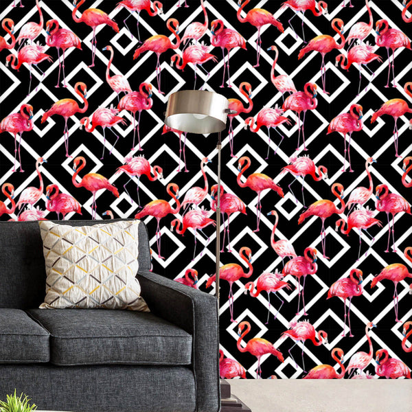 Watercolor Tropical Pink Flamingo Wallpaper Roll-Wallpapers Peel & Stick-WAL_PA-IC 5008440 IC 5008440, Abstract Expressionism, Abstracts, Animals, Automobiles, Birds, Black, Black and White, Botanical, Cities, City Views, Floral, Flowers, Hawaiian, Illustrations, Modern Art, Nature, Patterns, Scenic, Semi Abstract, Transportation, Travel, Tropical, Vehicles, Watercolour, White, watercolor, pink, flamingo, peel, stick, vinyl, wallpaper, roll, non-pvc, self-adhesive, eco-friendly, water-repellent, scratch-res