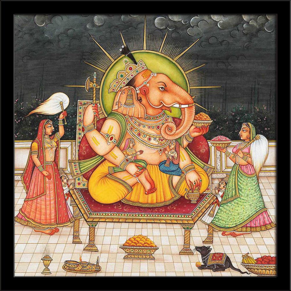 God Lakshmi Ganapati Painting Poster Frame-Regular Art Framed-REG_FR-IC 5008945 IC 5008945, Religion, Religious, Spiritual, god, lakshmi, ganapati, painting, poster, frame, indian, artzfolio, wall decor for living room, wall frames for living room, frames for living room, wall art, canvas painting, wall frame, scenery, panting, paintings for living room, framed wall art, wall painting, scenery painting, framed wall painting, scenery for wall with frames, wall art for living room stylish, home decor items fo