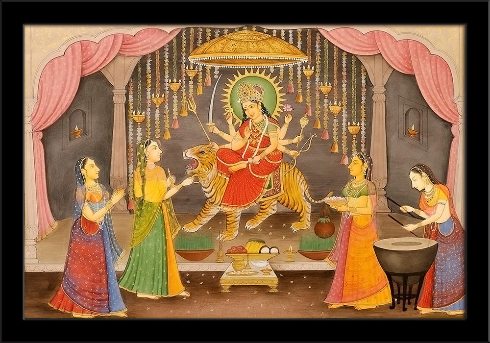 Goddess Durga Mata Painting Poster Frame-Regular Art Framed-REG_FR-IC 5008948 IC 5008948, Goddess Durga, Religion, Religious, Spiritual, goddess, durga, mata, painting, poster, frame, indian, god, artzfolio, wall decor for living room, wall frames for living room, frames for living room, wall art, canvas painting, wall frame, scenery, panting, paintings for living room, framed wall art, wall painting, scenery painting, framed wall painting, scenery for wall with frames, wall art for living room stylish, hom